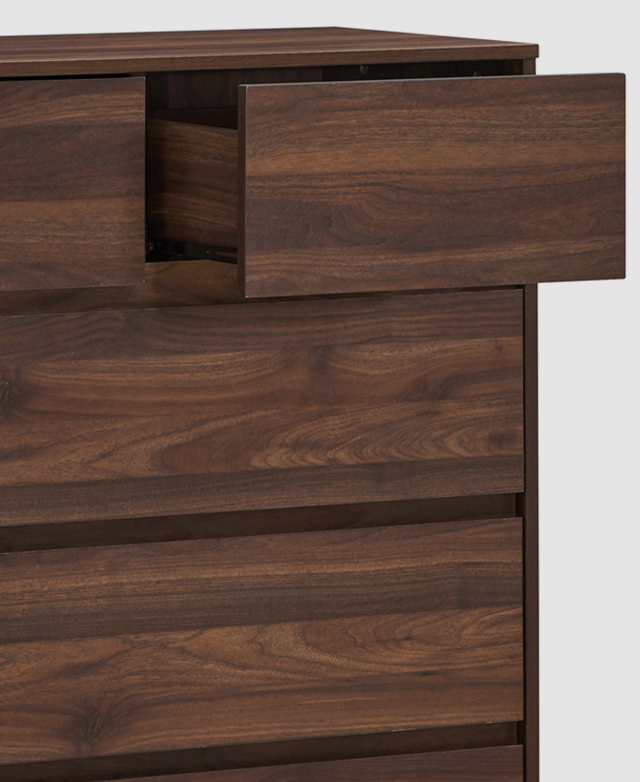Five drawers