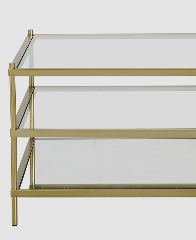 Temple & ster Square Francesca Glass Coffee Table