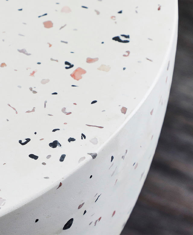 Colourful terrazzo