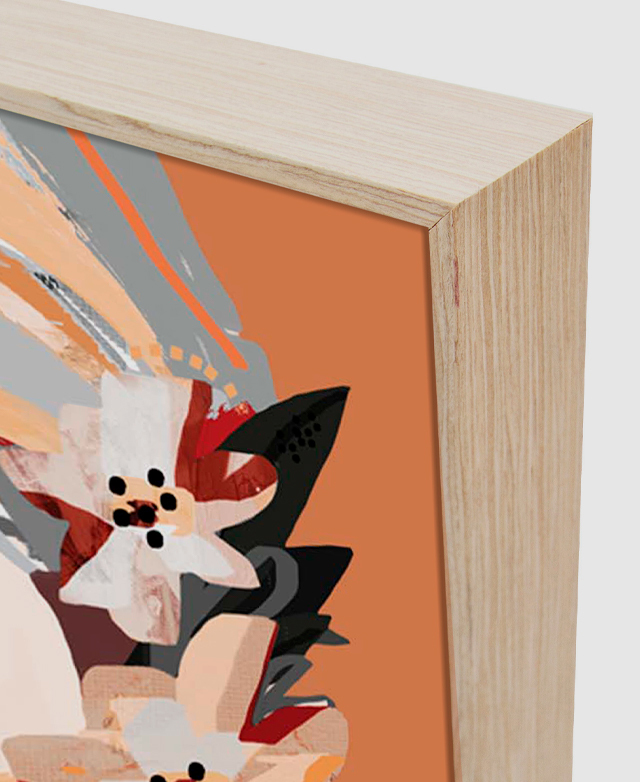 Natural box frame