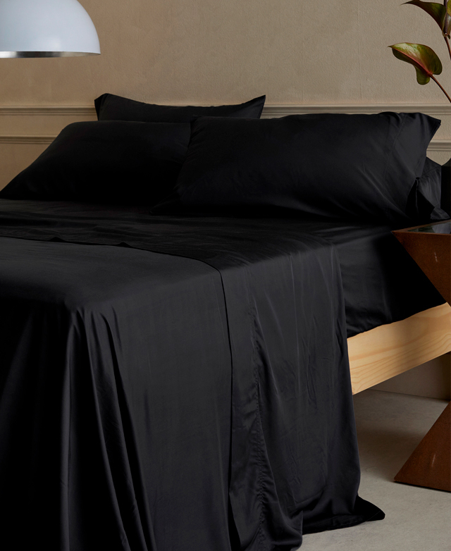 Black bed best sale sheets target