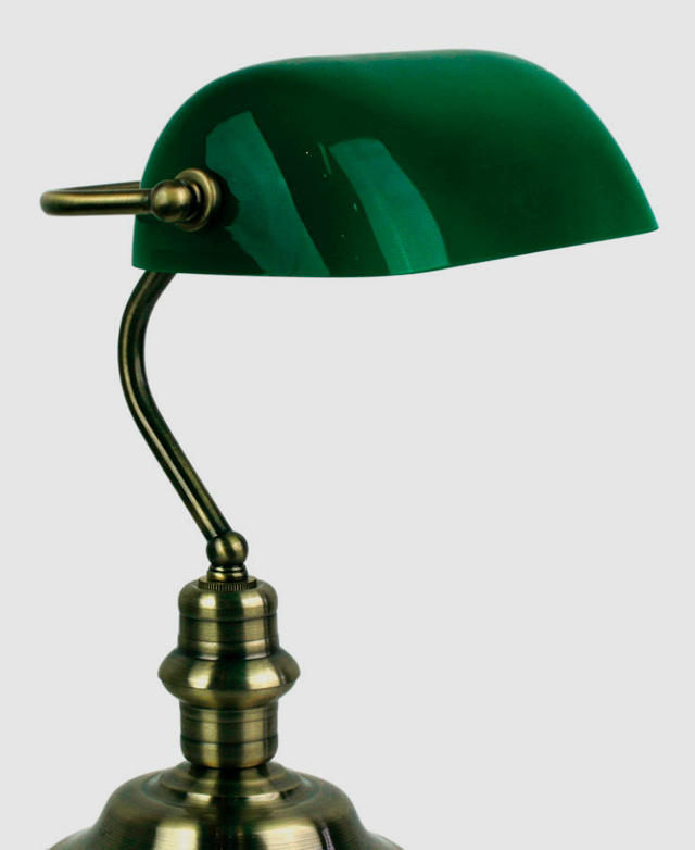 40cm Forio Bankers Desk Lamp with Switch