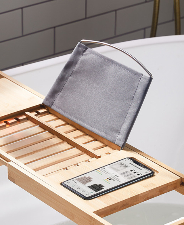 Carter Bamboo Bath Caddy