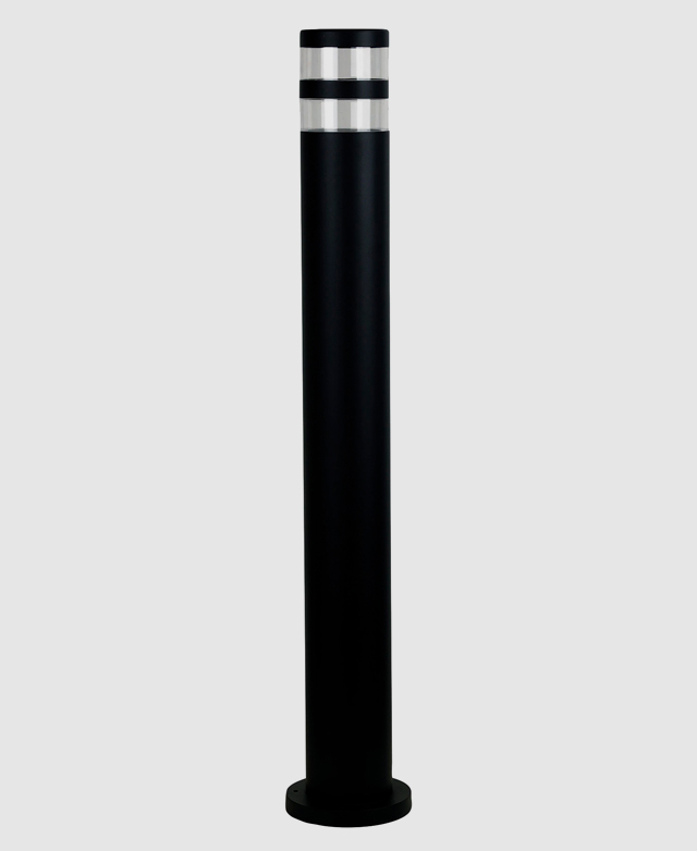 Black bollard on sale