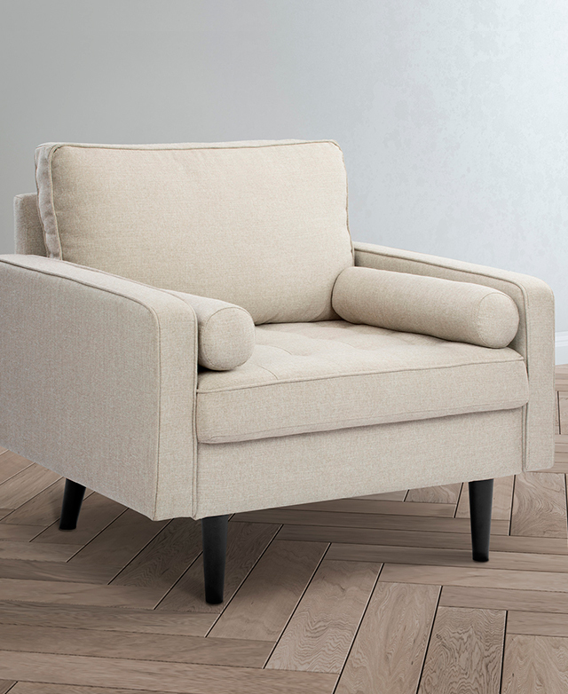 Temple & Webster Stockholm Upholstered Armchair