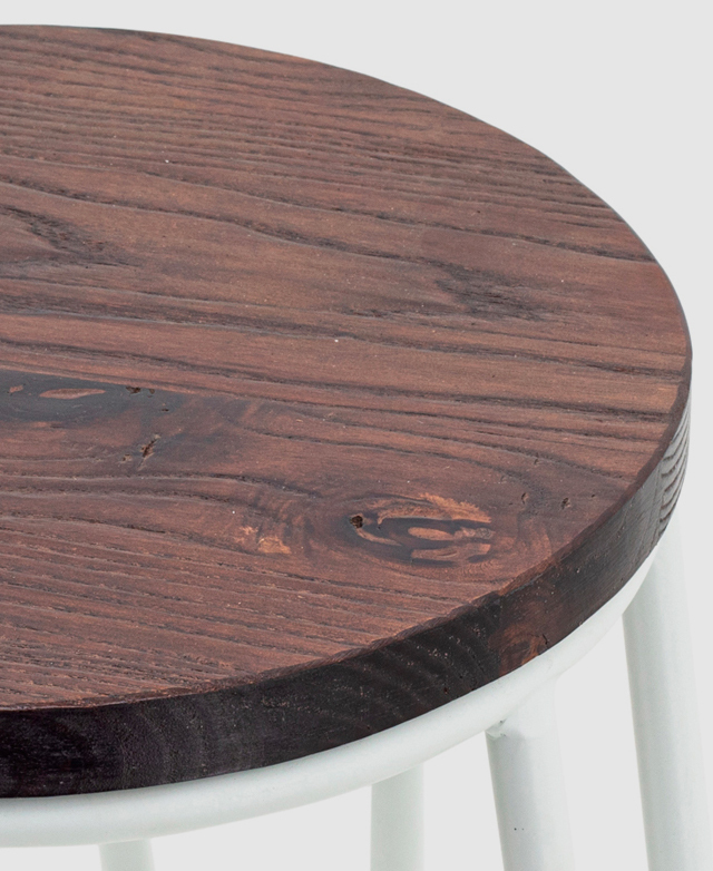 Fir wood seat
