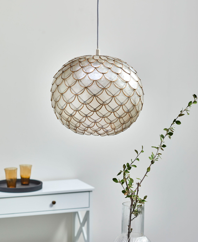 shell light shades pendant