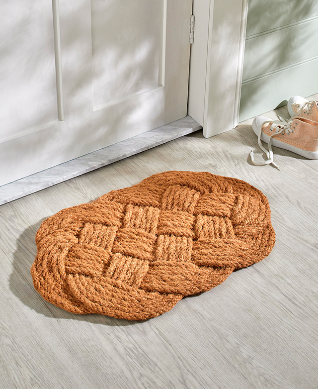 Temple & ster Braided Coir Doormat