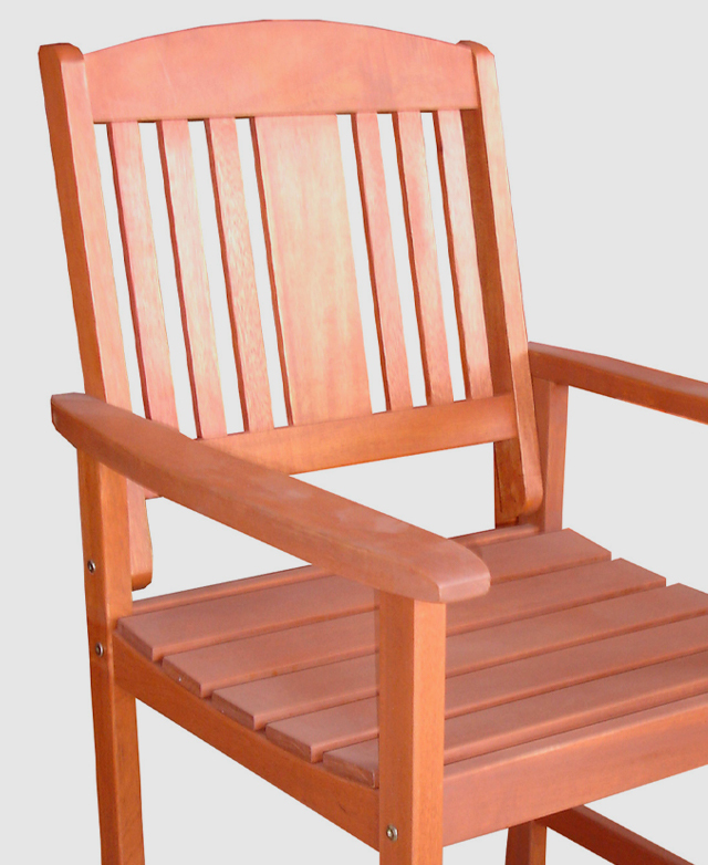 Slatted back & seat