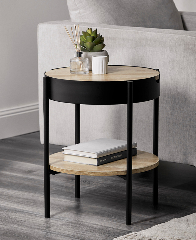 rooms to go round end tables