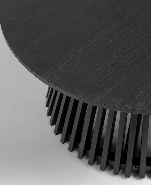 Linea Furniture Darla Round Wooden Coffee Table Temple & ster