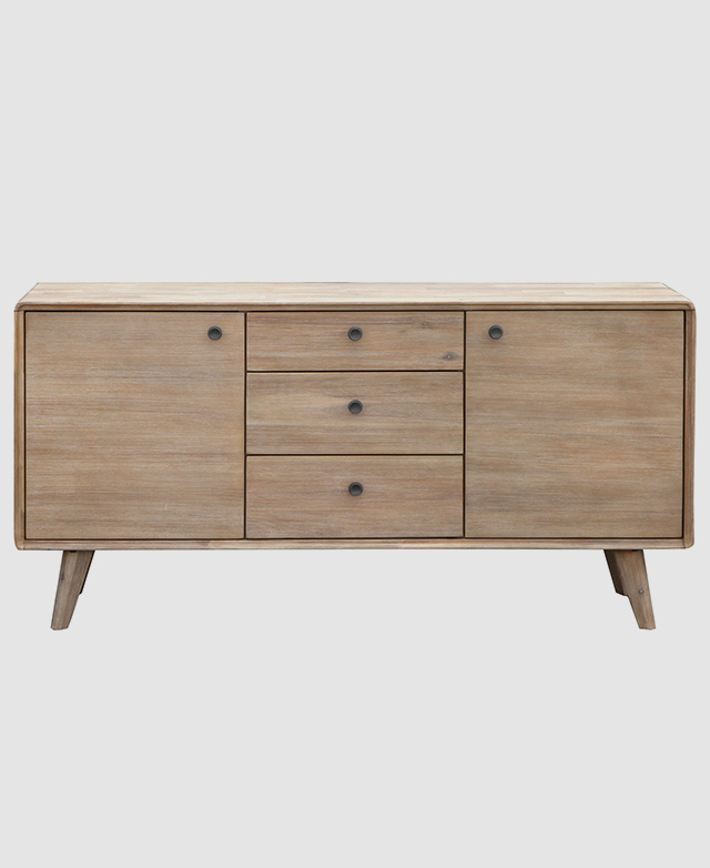 By Designs Light Timber Marco Acacia Buffet | Temple & Webster
