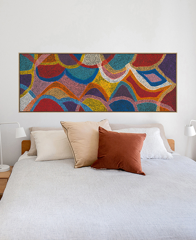 Thousands of colourful dots