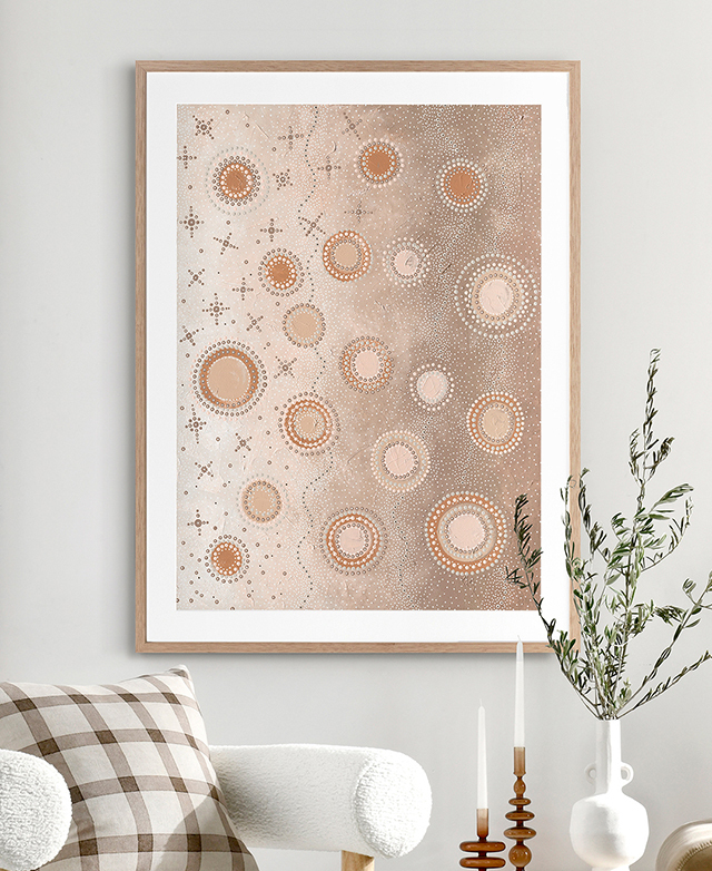 A kaleidoscope of dots