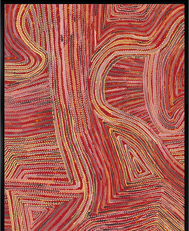 Alcove Studio Mina Mina Jukurrpa IV Canvas Wall Art Temple & ster