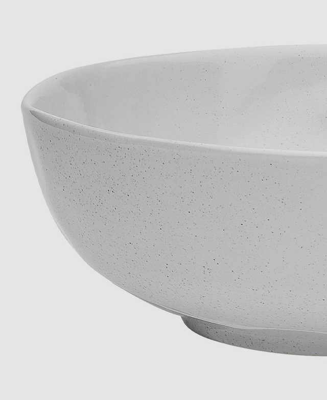 Delicately flecked glaze Delicately flecked glaze