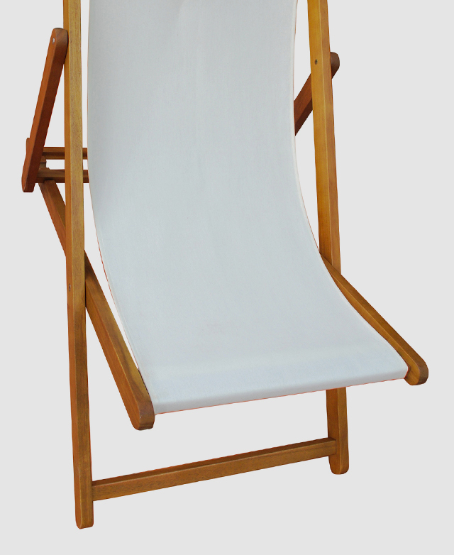 outdoor wood sling chair