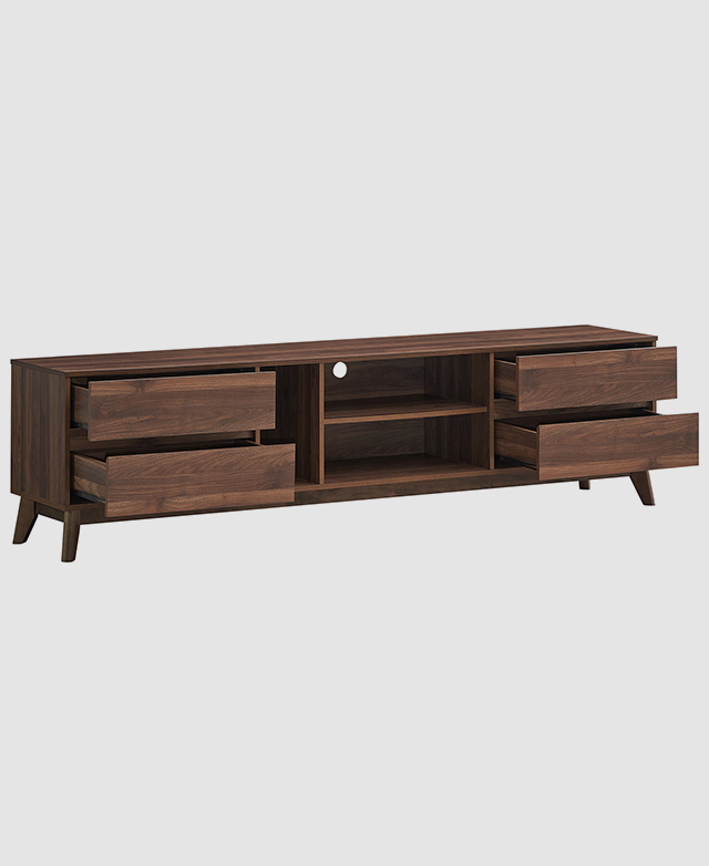 Generous storage options