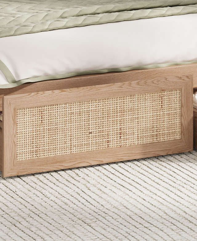 Holly Rattan Platform Bed