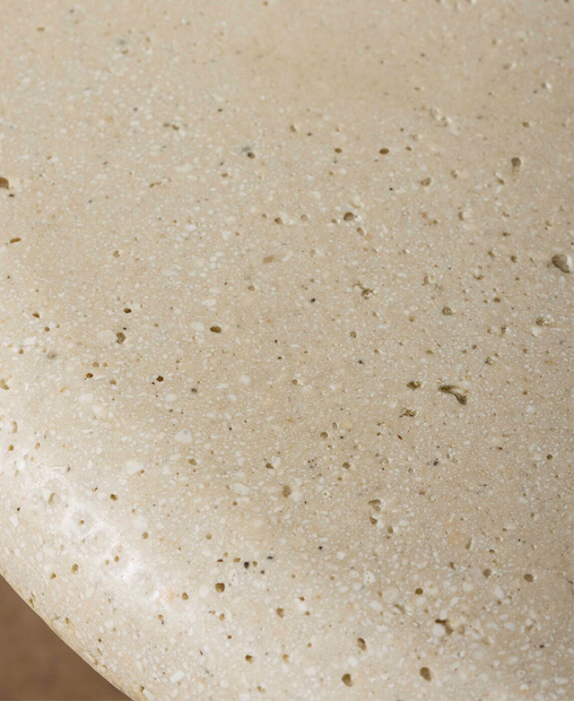 A close-up view shows the smooth, speckled surface and its subtle tonal variances. A close-up view shows the smooth, speckled surface and its subtle tonal variances.