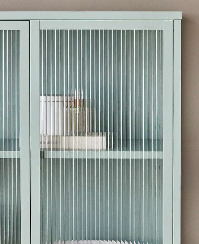Fluted glass panels Fluted glass panels