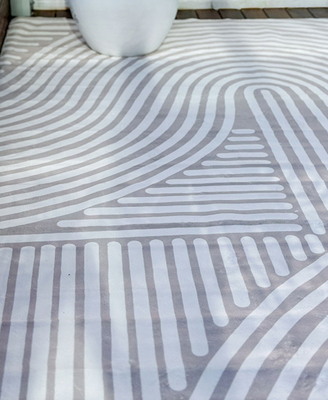 Soft palette, bold pattern