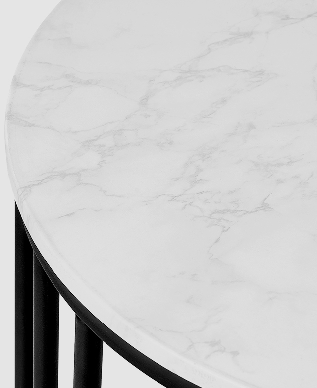 Low maintenance marble look