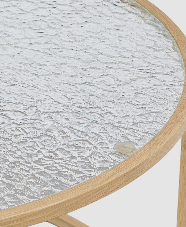 Strengthened glass surface