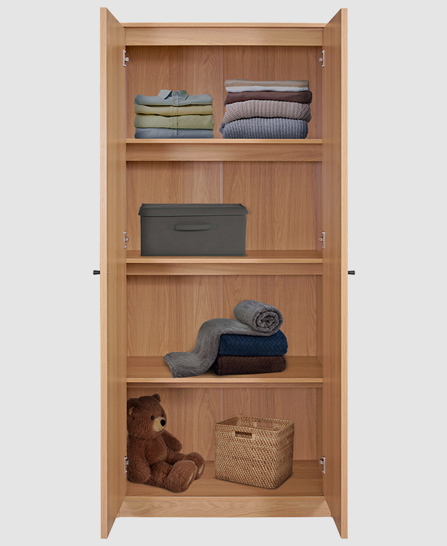 Generous storage space