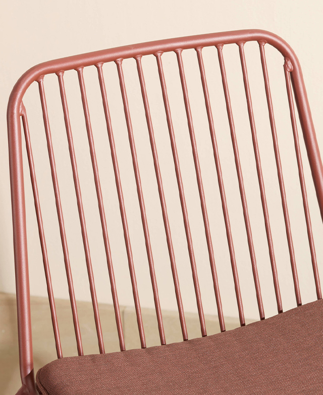 Powder-coated steel frames