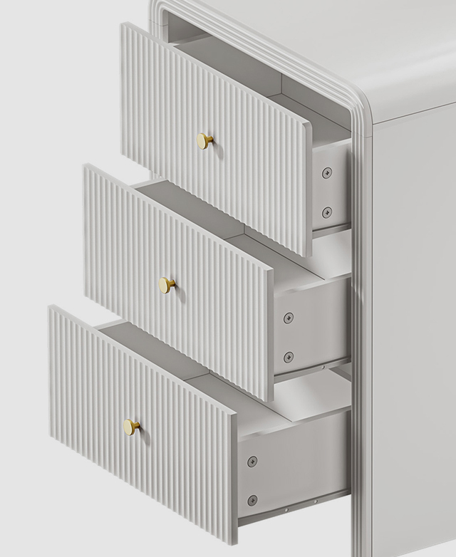 Smooth-sliding drawers