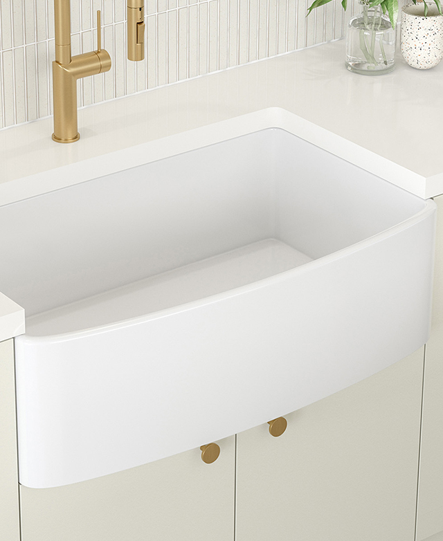 Generously sized basin