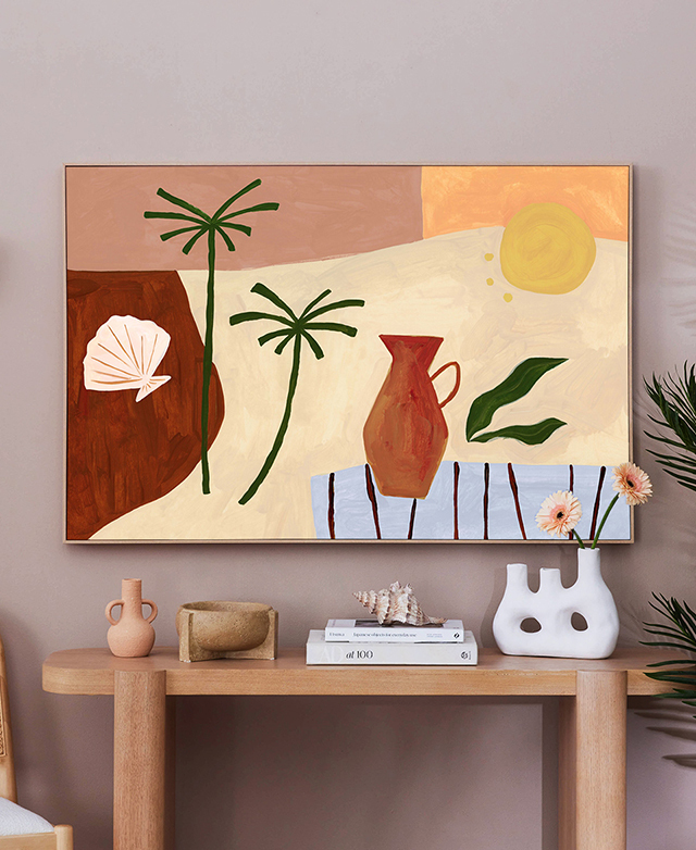 Contemporary, abstract style