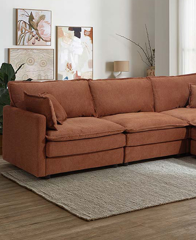 Semi-compressed furniture