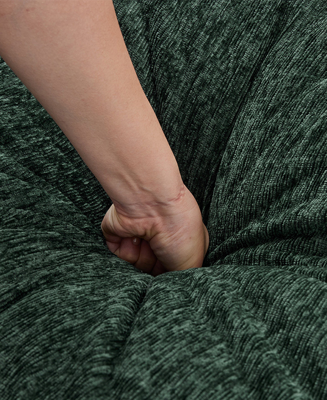Soft, velvety feel