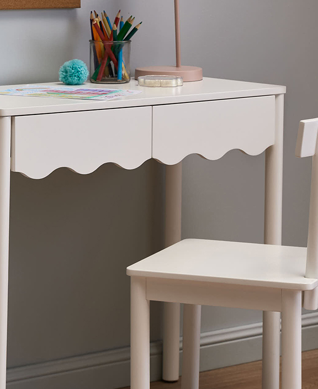 Scalloped edges