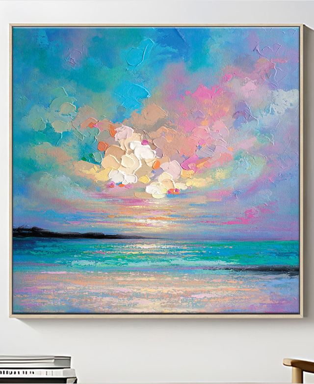 Vibrant, abstract art