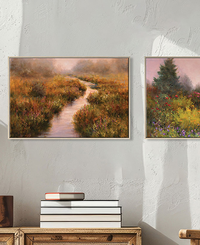 Hazy impressionistic style