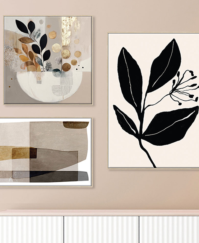 Curated gallery wall