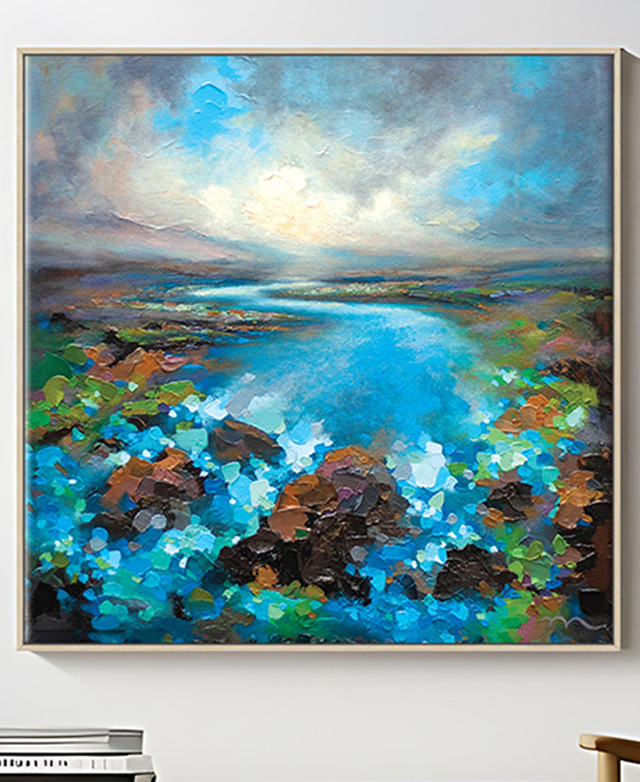 Lively impressionistic artwork