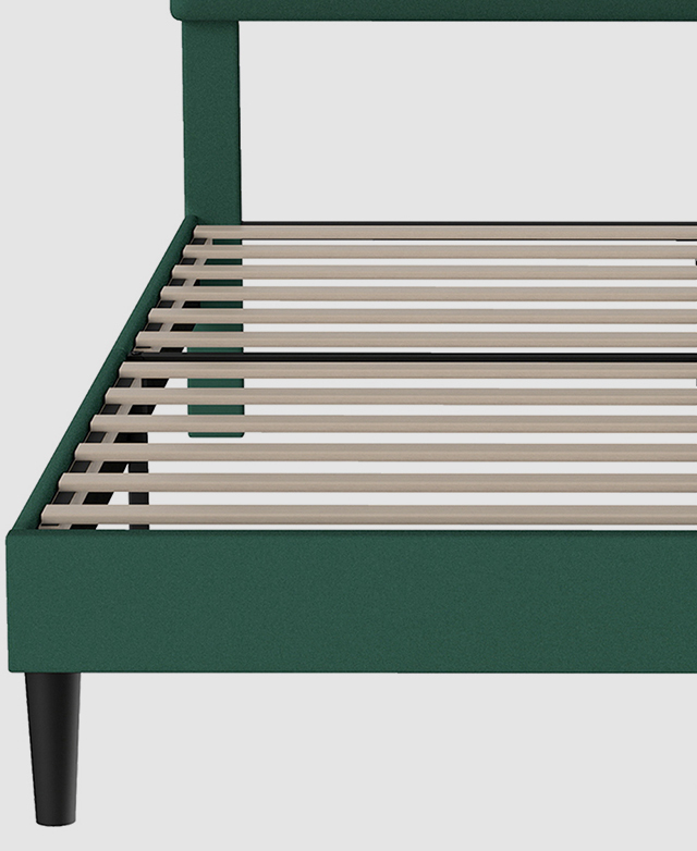 Breathable slatted base