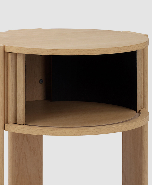 Space-saving tambour doors