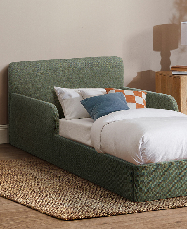 Playful sofa-style bed