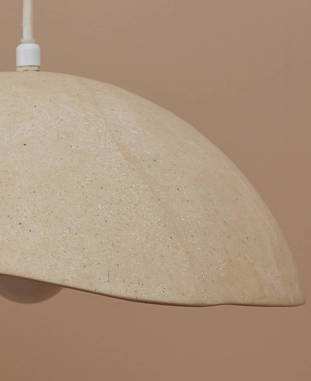 Natural travertine look