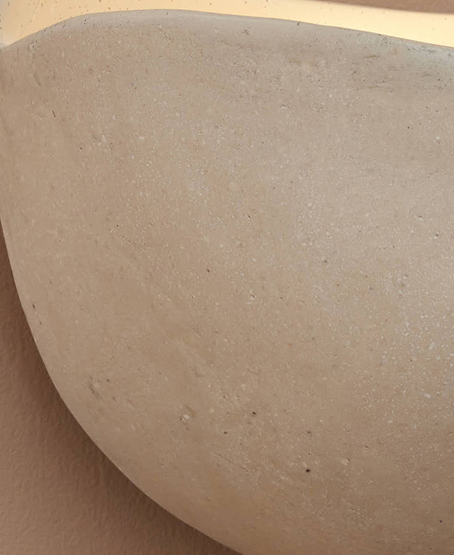 Natural travertine look
