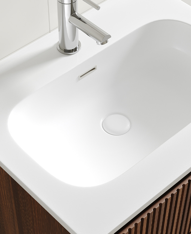 Integrated basin benefits