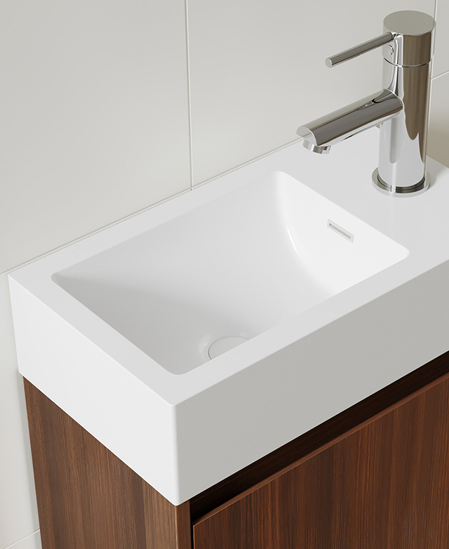 Integrated basin benefits