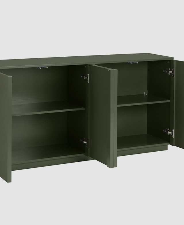 Expansive concealed storage