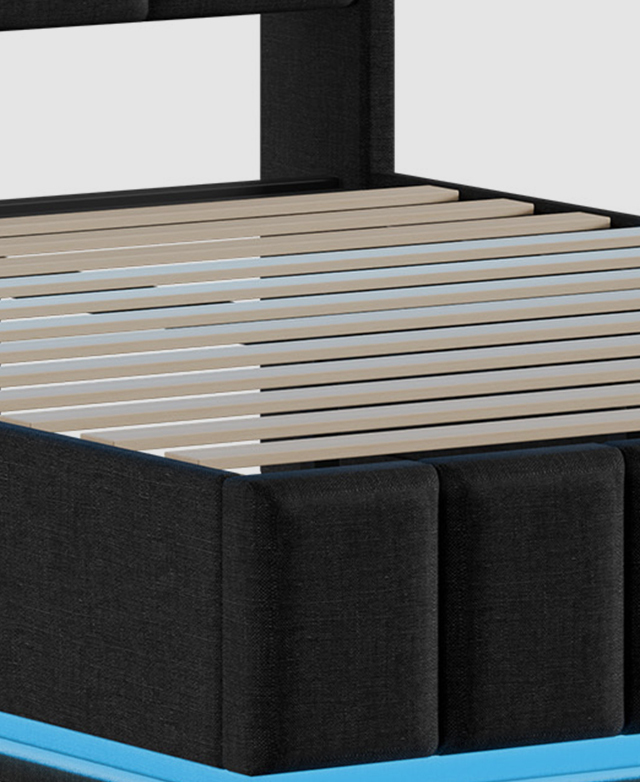 Breathable slatted base