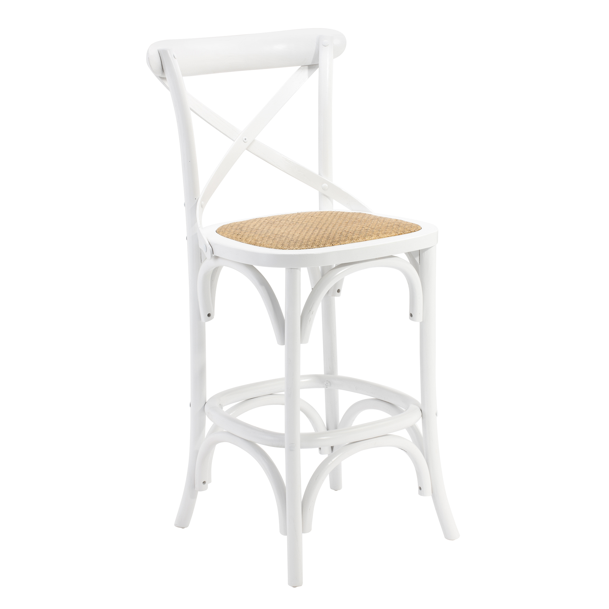 criss cross back bar stool